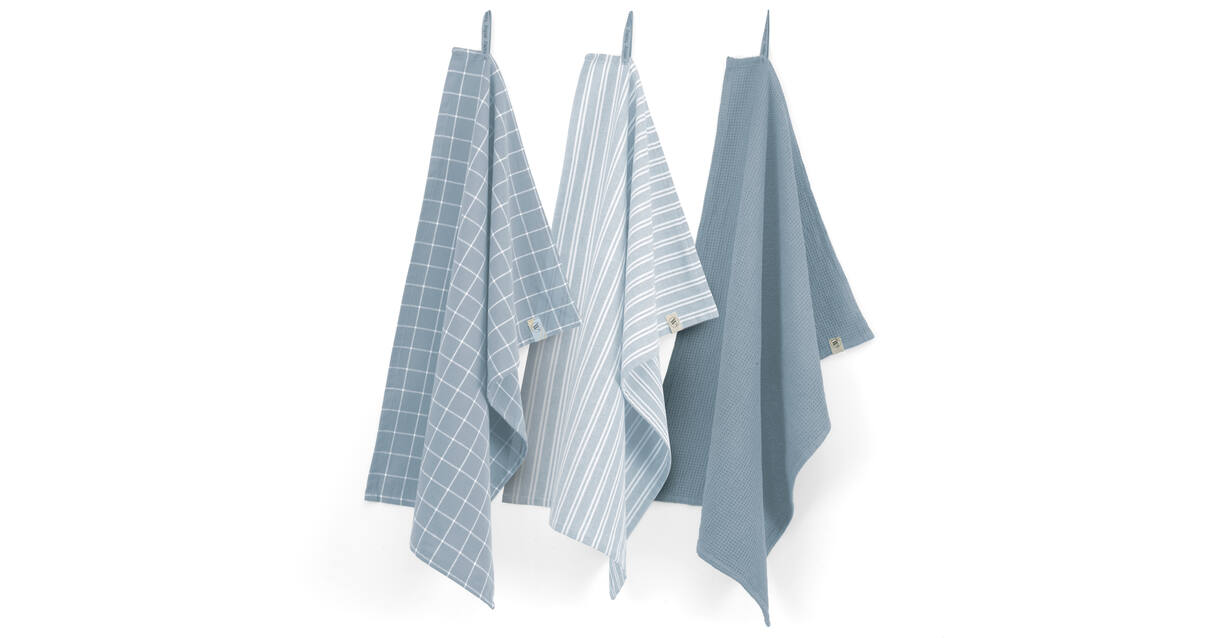 Walra Keukenset Dry w. Cubes Uni, Stripes & Blocks