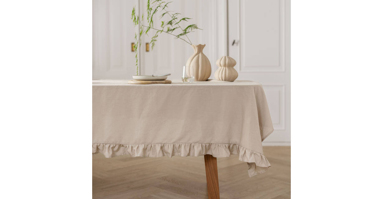 Walra Tafellaken Lovely Linen Ruffles