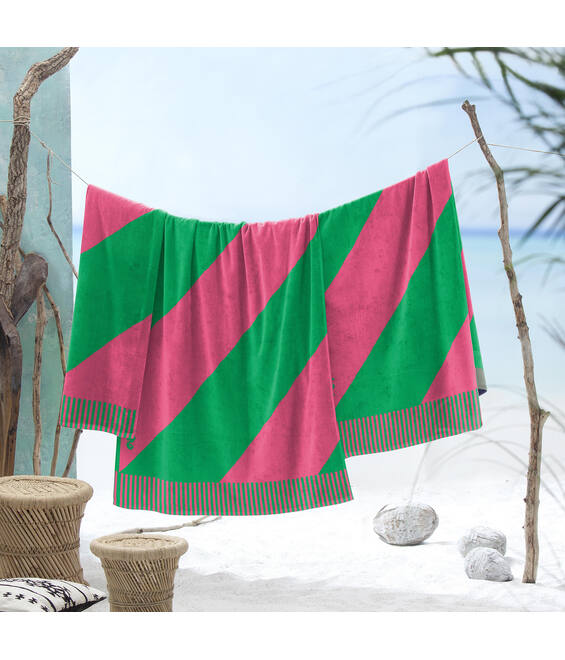 Seahorse Strandlaken Colorblock Stripe