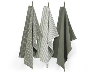 Walra Keukenset Dry w. Cubes Uni, Stripes & Blocks